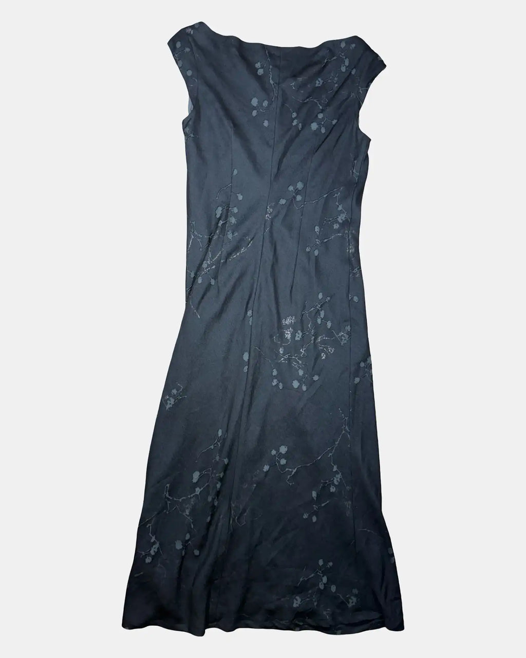 Black Flowy Floral Maxi Dress