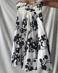 White A-Line Deadstock Midi Dress