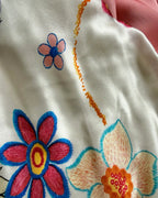 Silk Two Toned Floral Dress