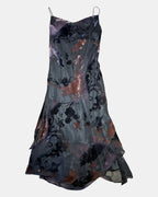 Black and Brown Floral Dress