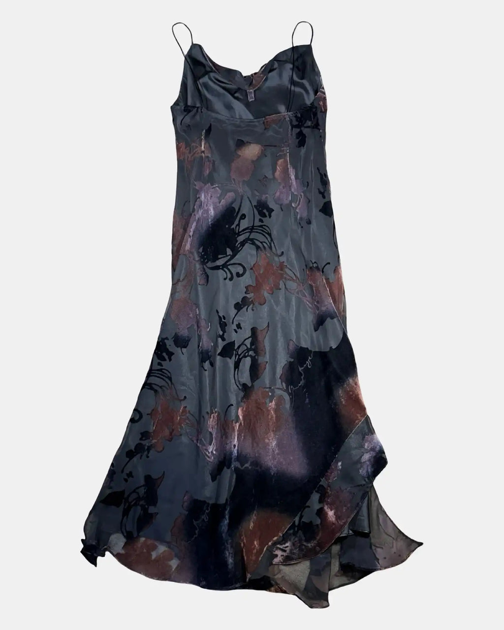 Black and Brown Floral Dress