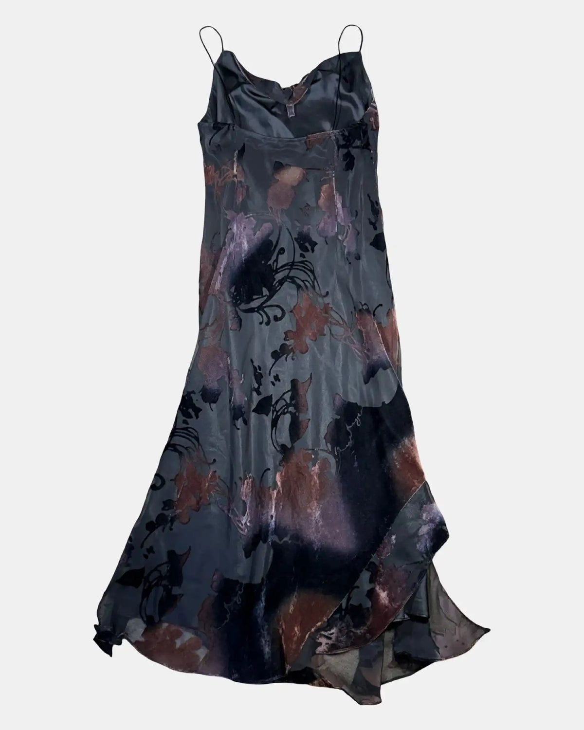 Black and Brown Floral Dress