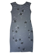 Grey Black 90s Style Dress