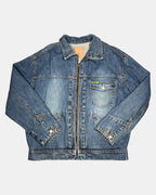 Box Canyon Boxy Zip Up Denim Jacket