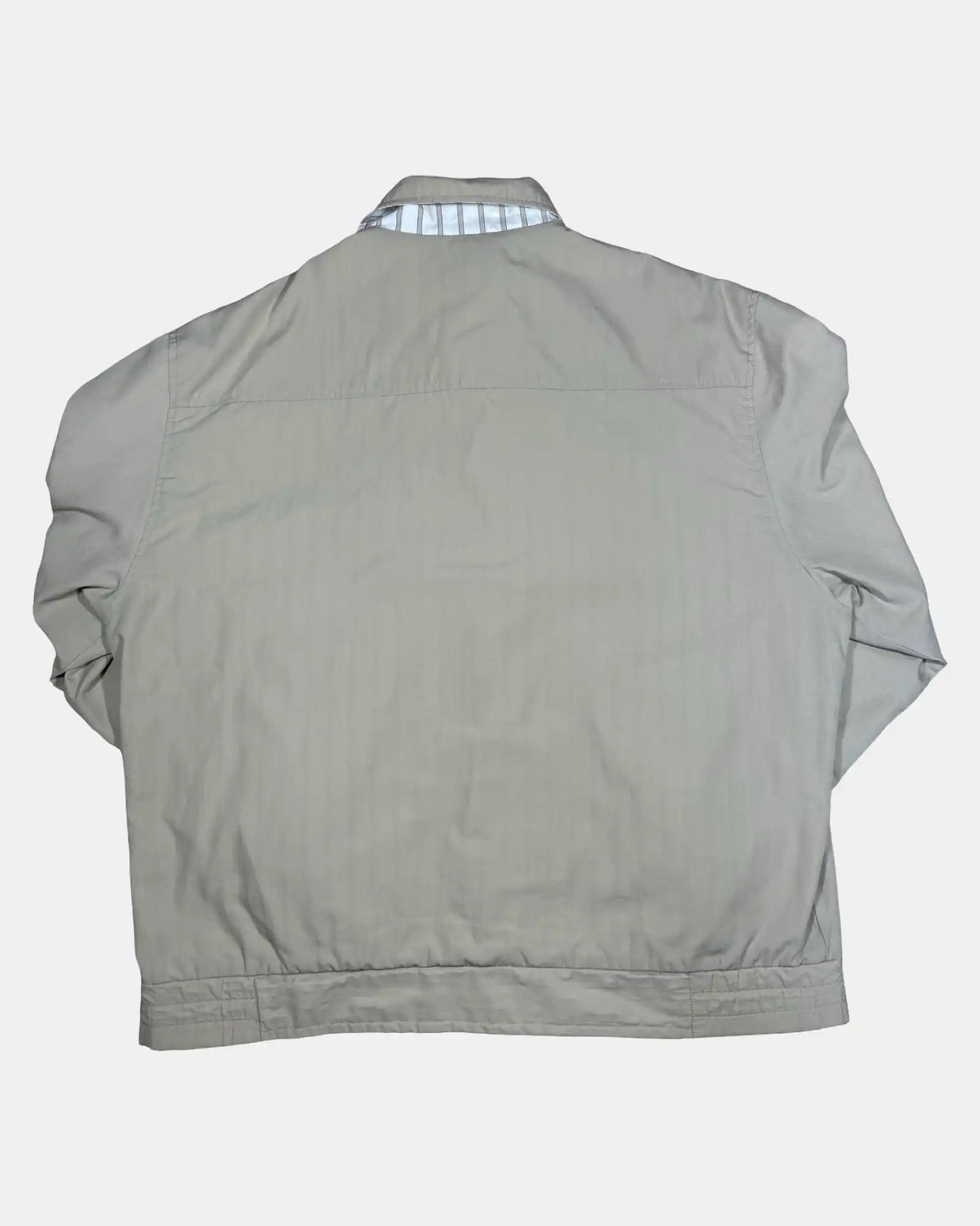 Cream Bomber Jacket