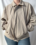 Cream Bomber Jacket