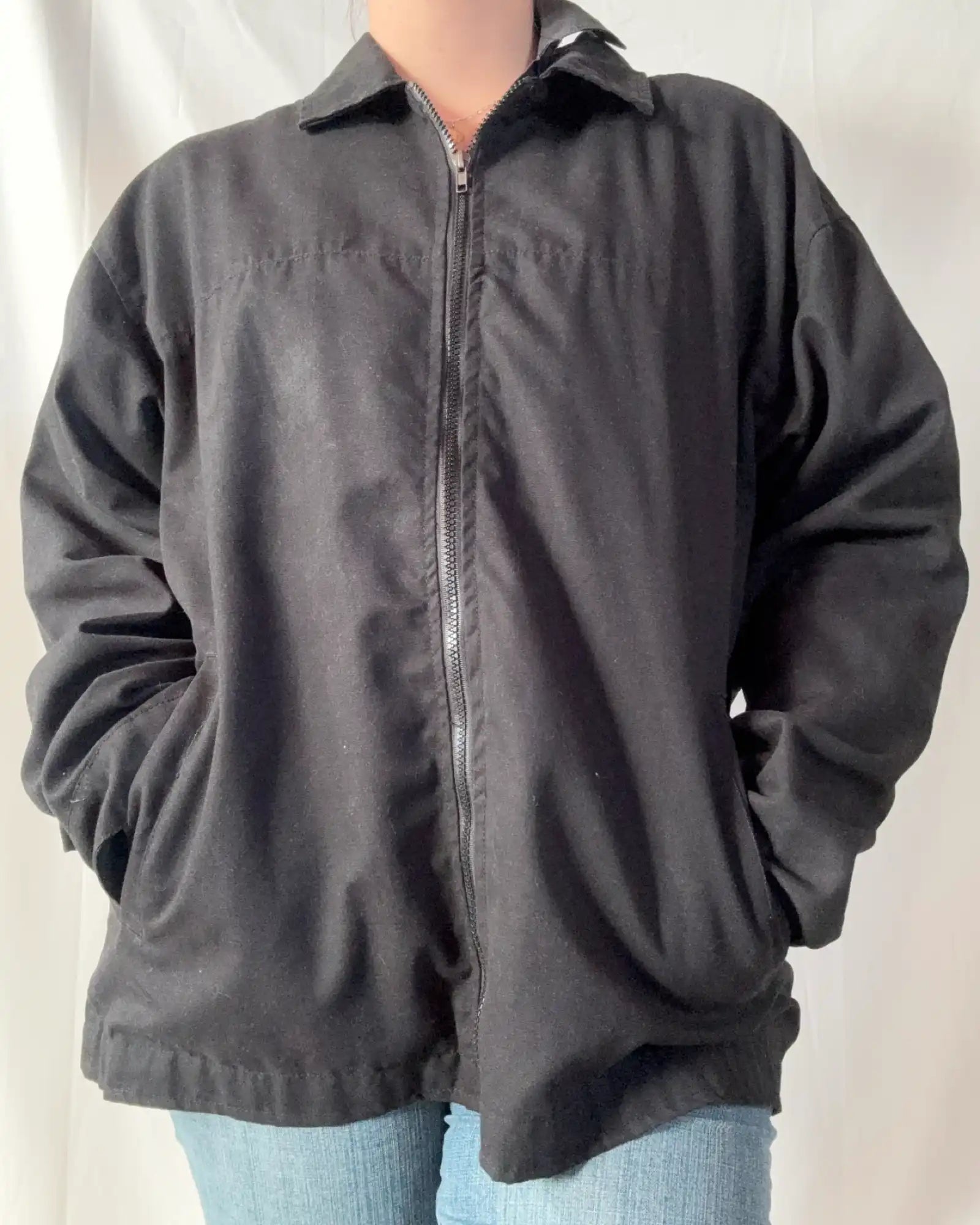 Black Bomber Jacket