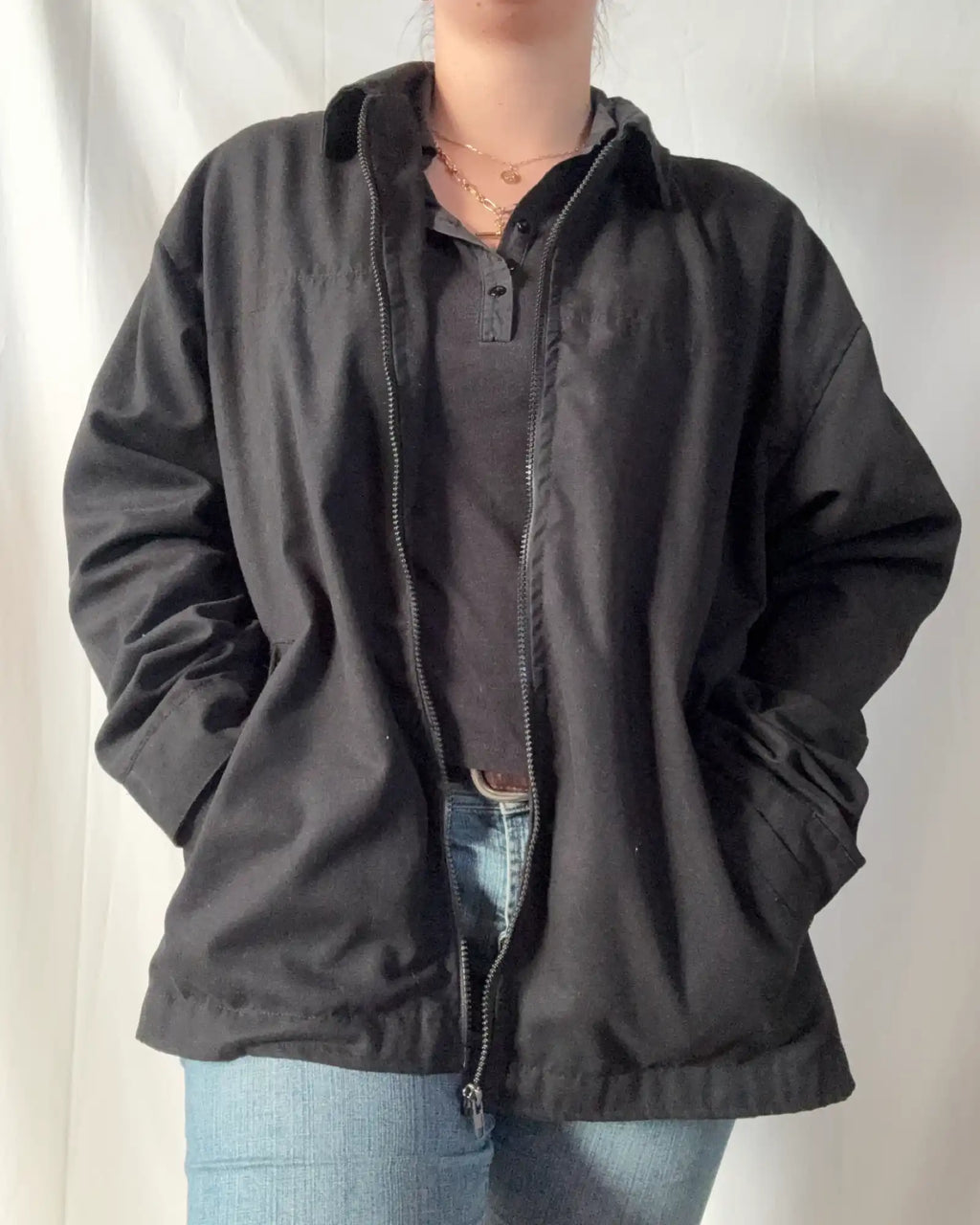 Black Bomber Jacket