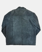 Suede Black Leather Jacket