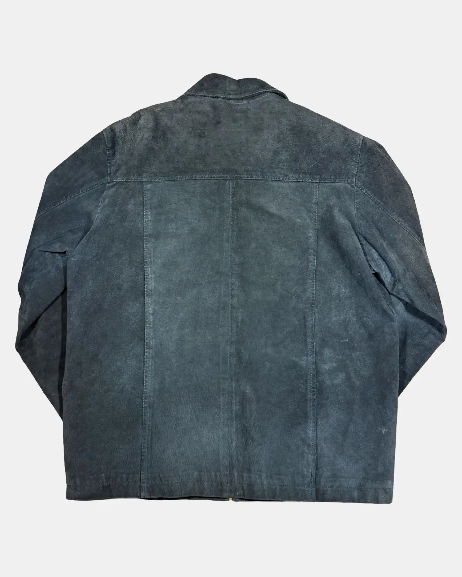 Suede Black Leather Jacket