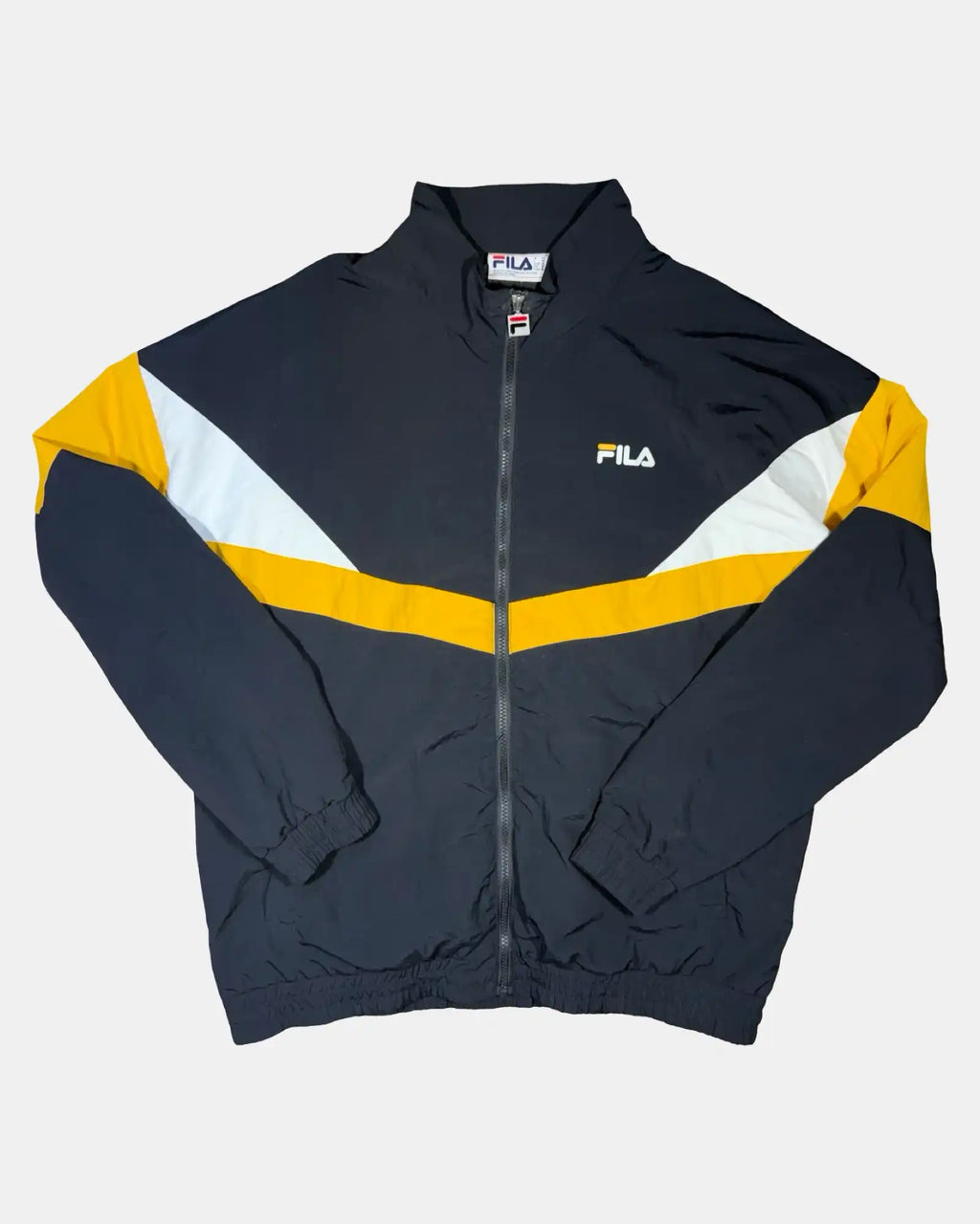 Fila Black Yellow & White Windbreaker