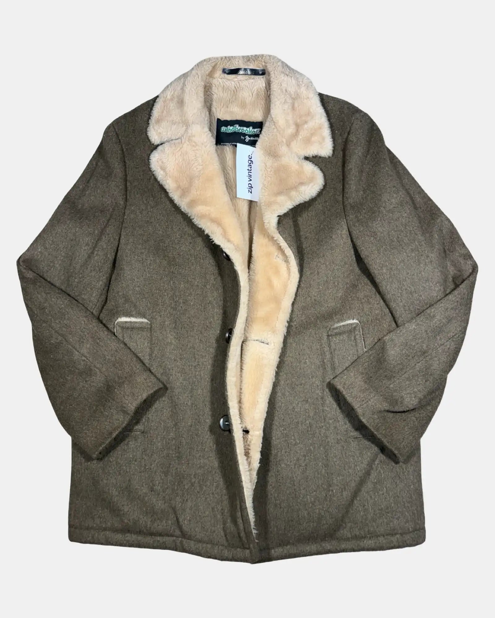 Vintage 70s Brown Winter Coat