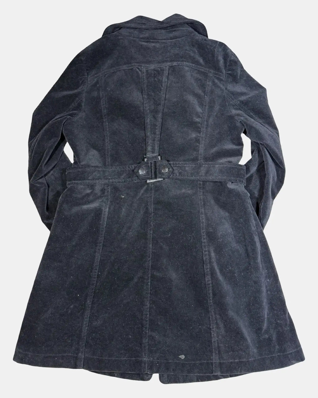 Black Corduroy Long Coat