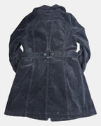 Black Corduroy Long Coat