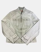 Light Green Motorcycle Jacket | Est. Size M-L