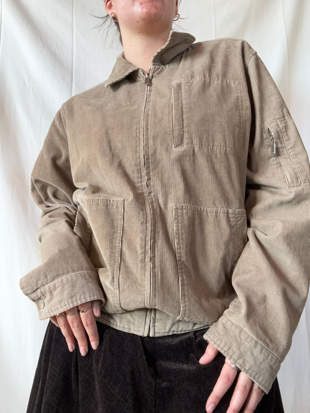 Brown Corduroy Jacket | Est. Size M-L