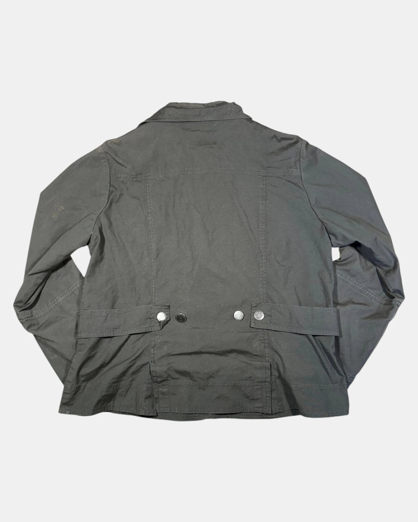 Khaki Button-Up Jacket | Size XXL - Zip Vintage