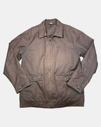 Brown Boxy Windbreaker
