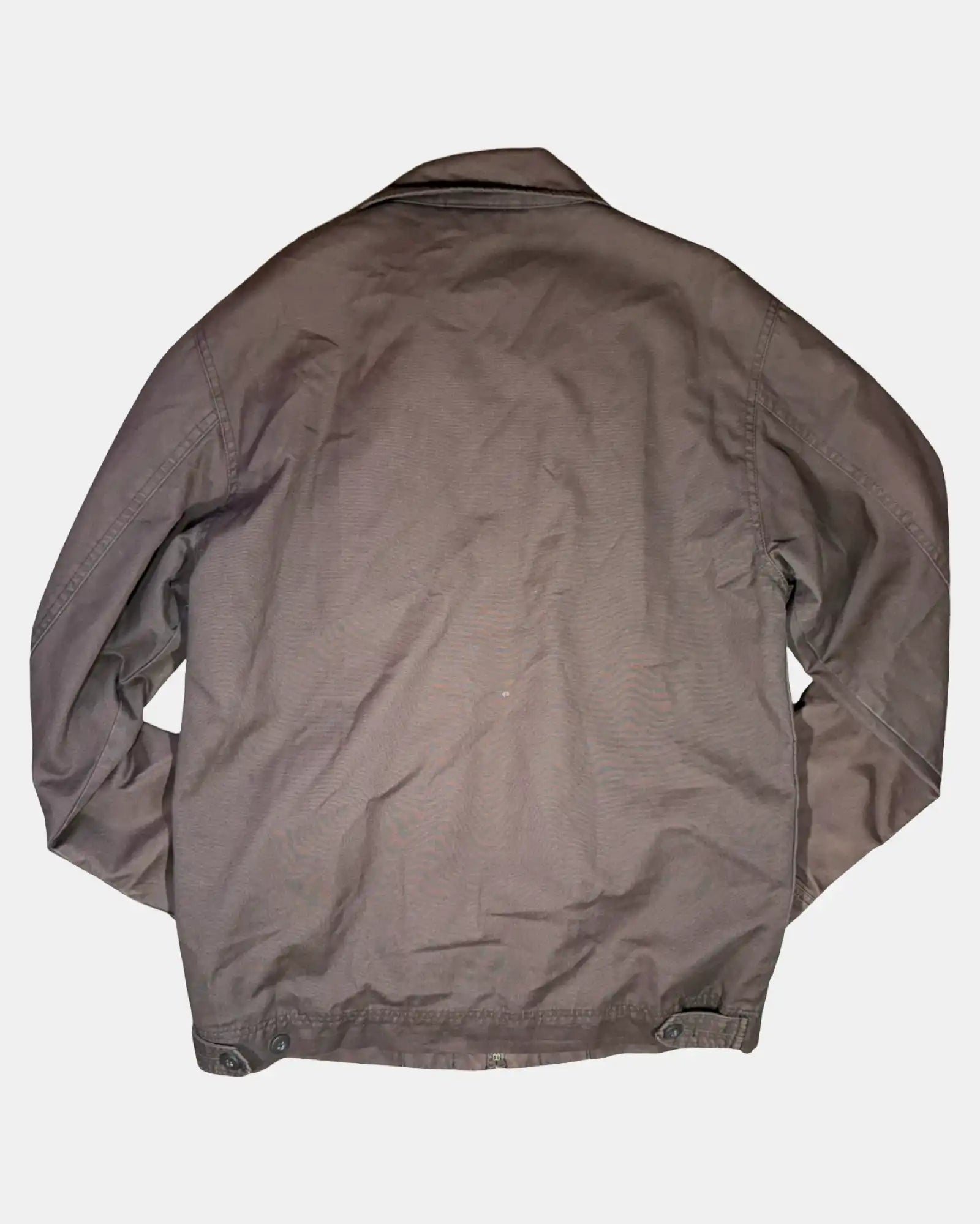 Brown Boxy Windbreaker