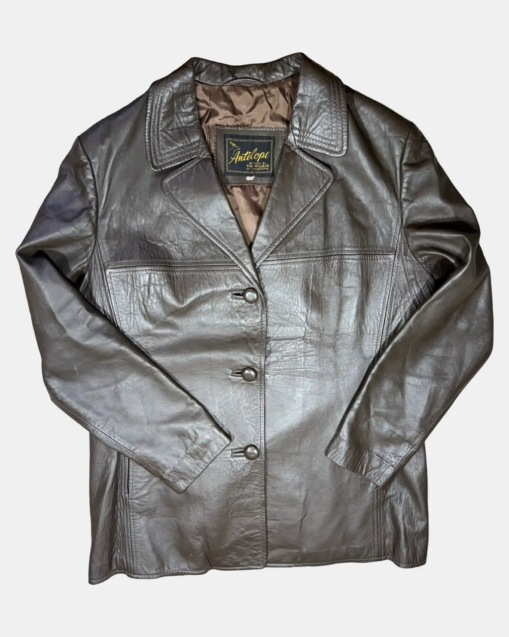 Brown Vintage Leather Jacket