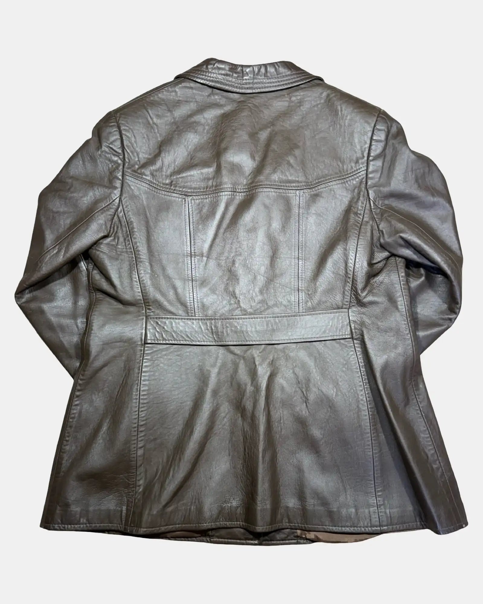 Brown Vintage Leather Jacket