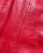 Vintage 1970s Red Leather Jacket