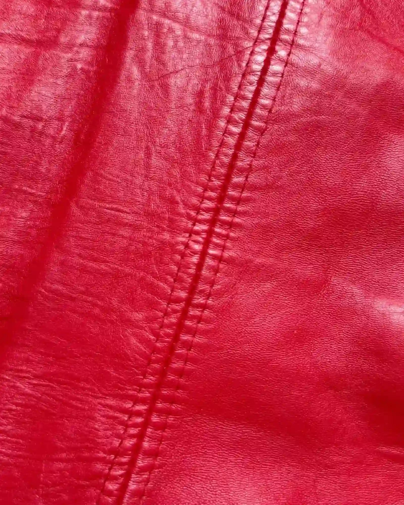 Vintage 1970s Red Leather Jacket
