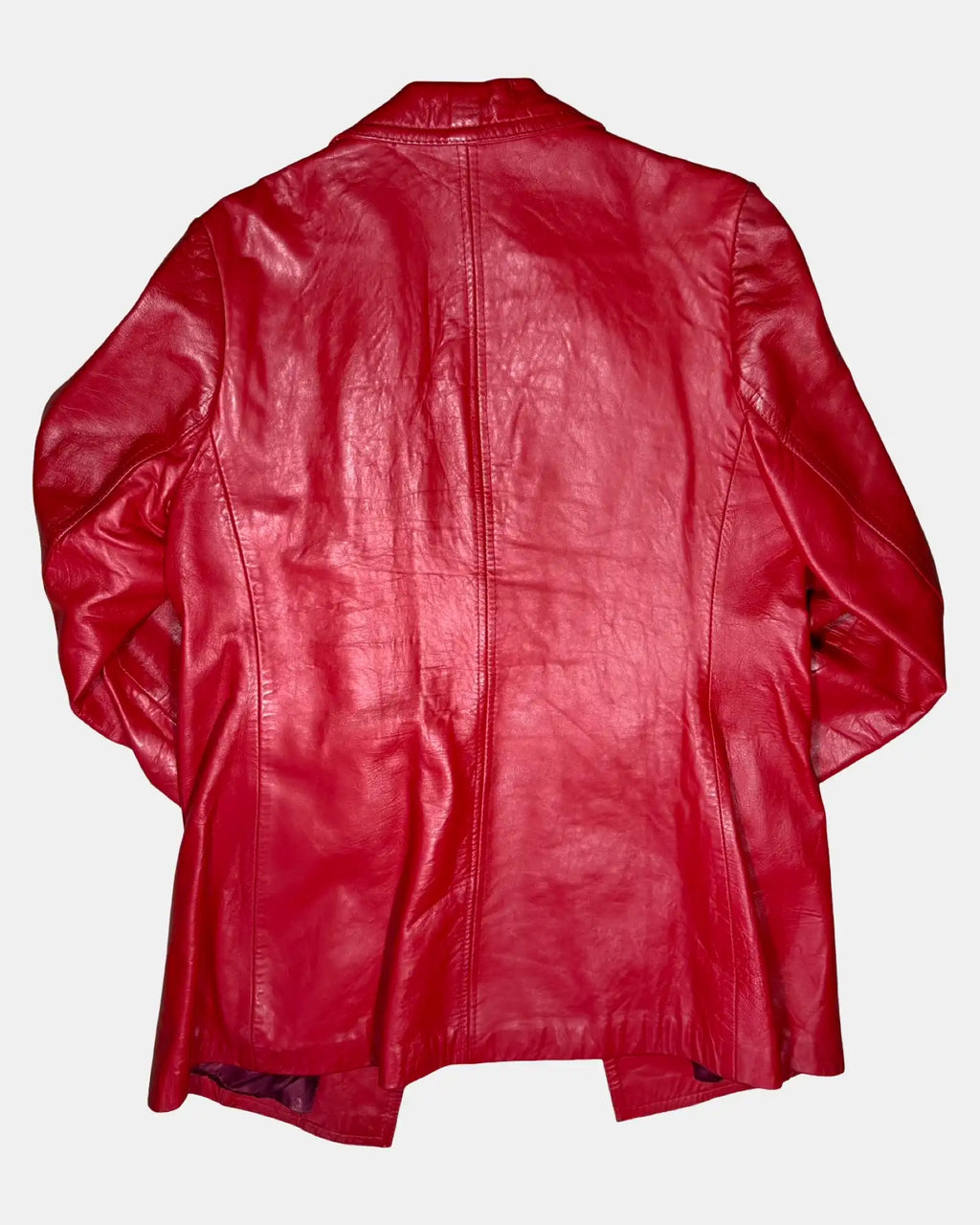 Vintage 1970s Red Leather Jacket