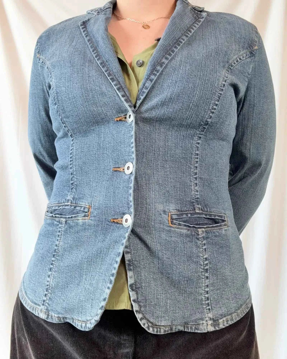 Denim Button Up Jacket
