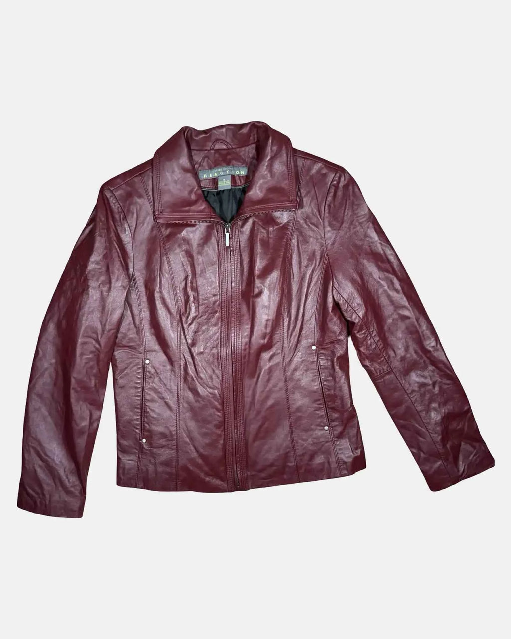 Burgundy Leather Jacket