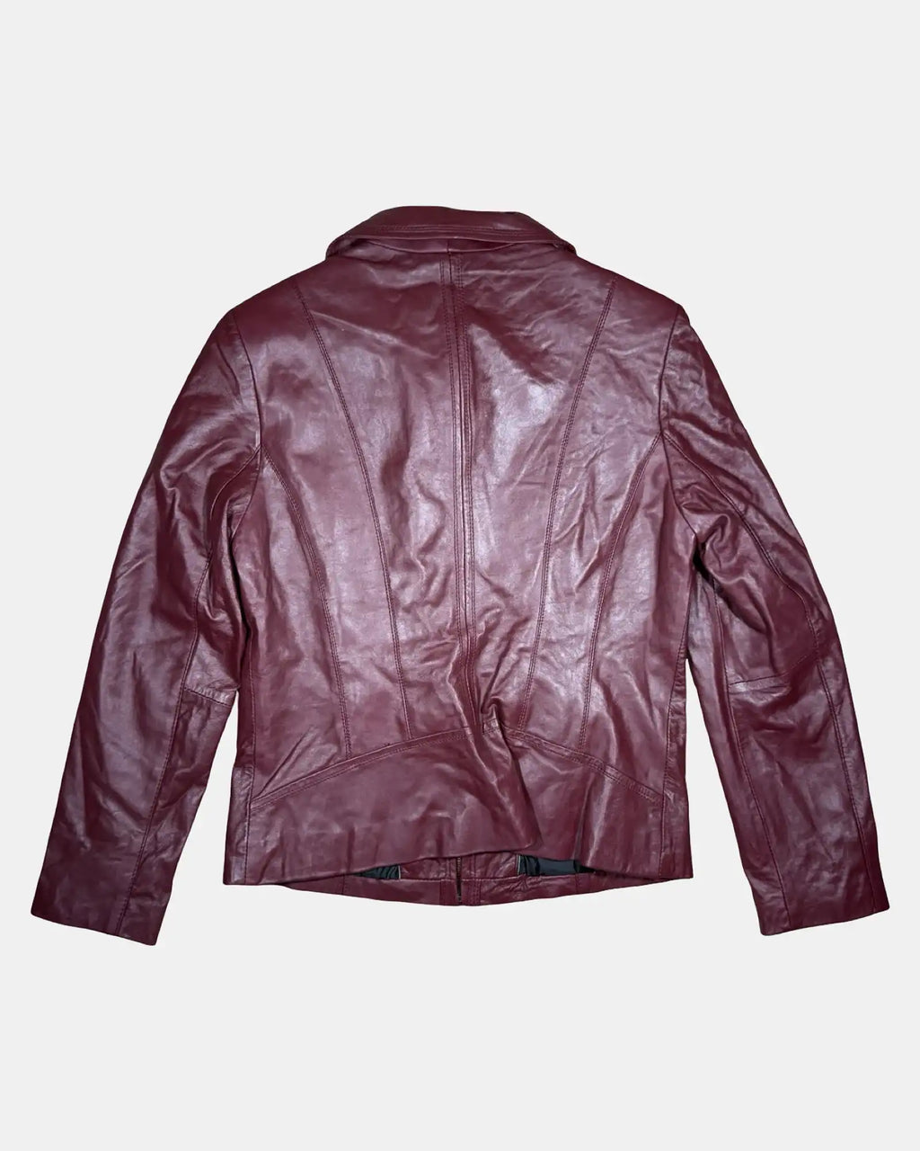 Burgundy Leather Jacket