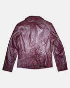 Burgundy Leather Jacket