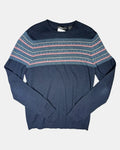 Oxford Patterned Knit Blue Jumper