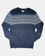 Oxford Patterned Knit Blue Jumper