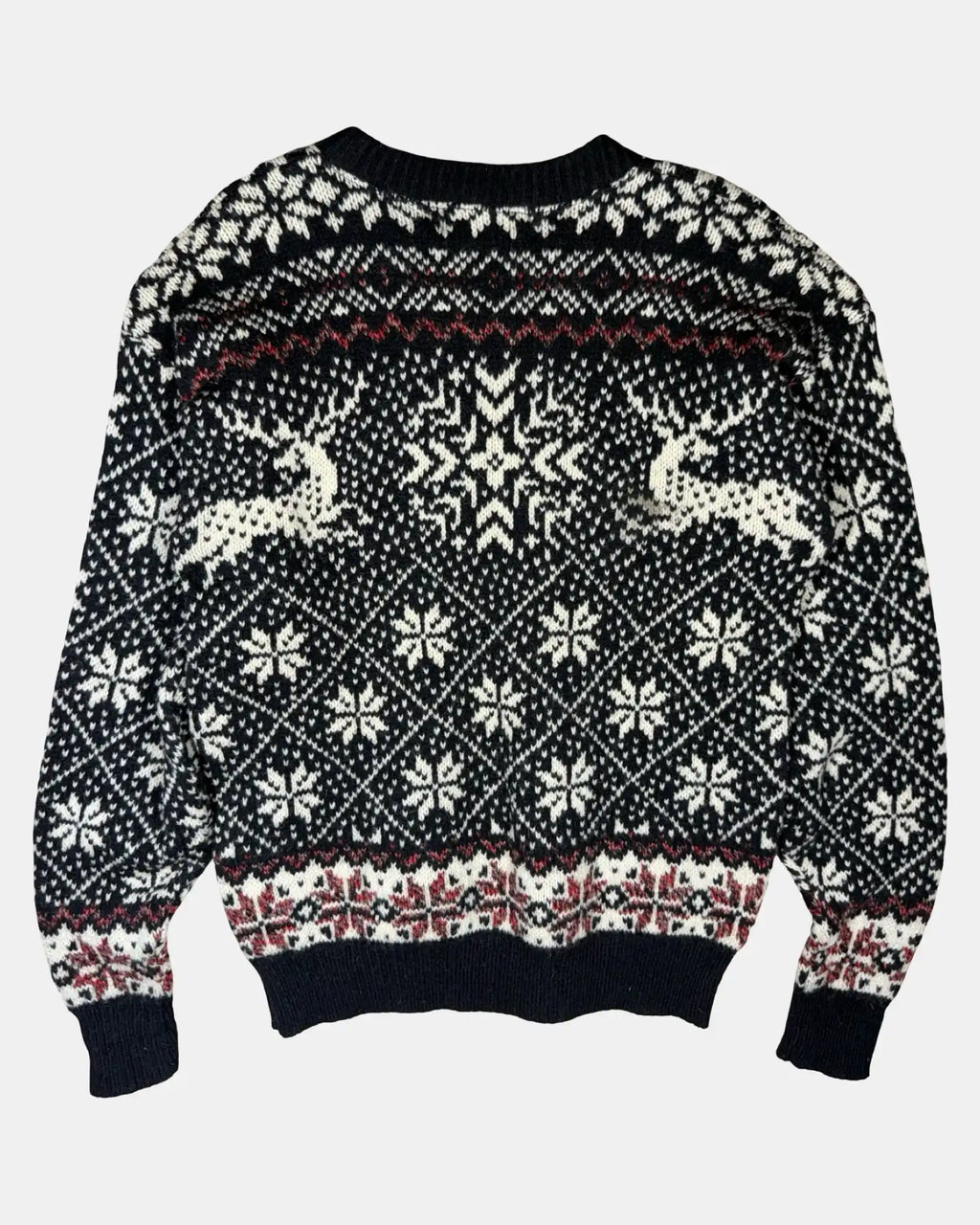 Black Winter Knit Jumper