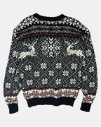 Black Winter Knit Jumper