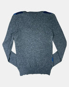 Blue 90s Checked Knit