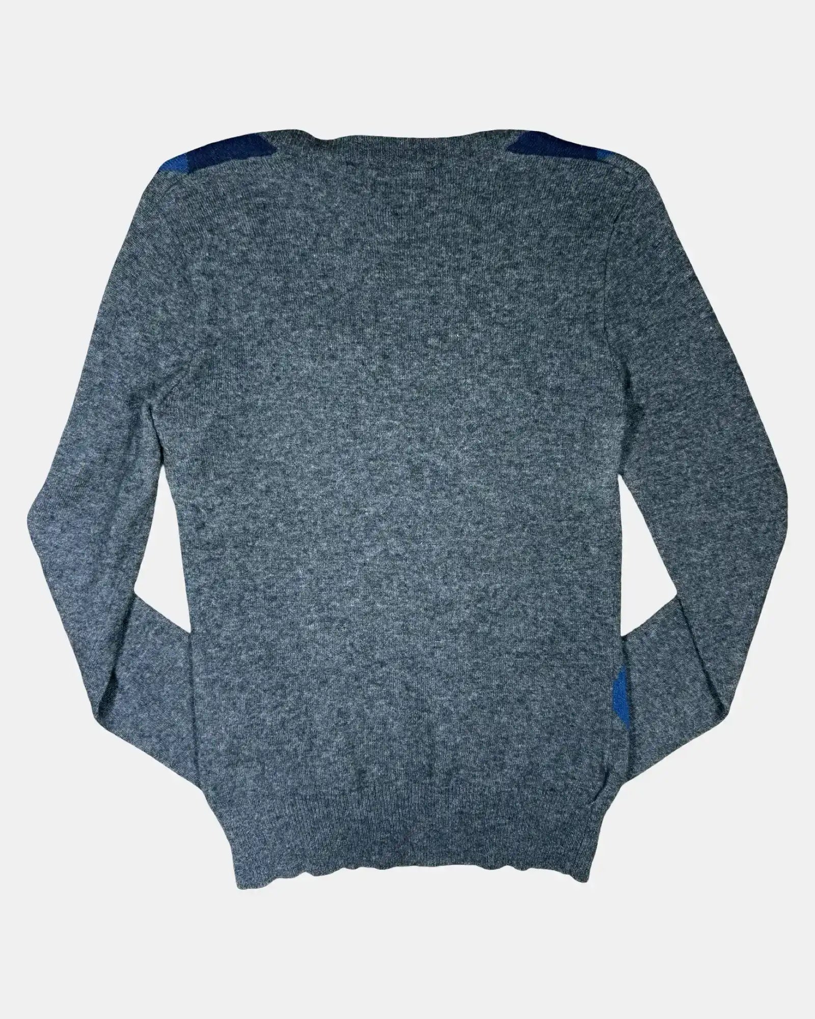 Blue 90s Checked Knit