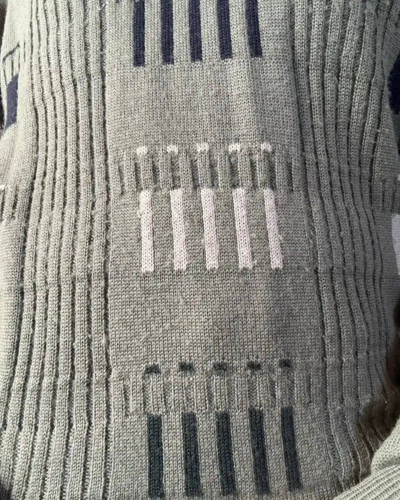 Green Patterned knit jumper