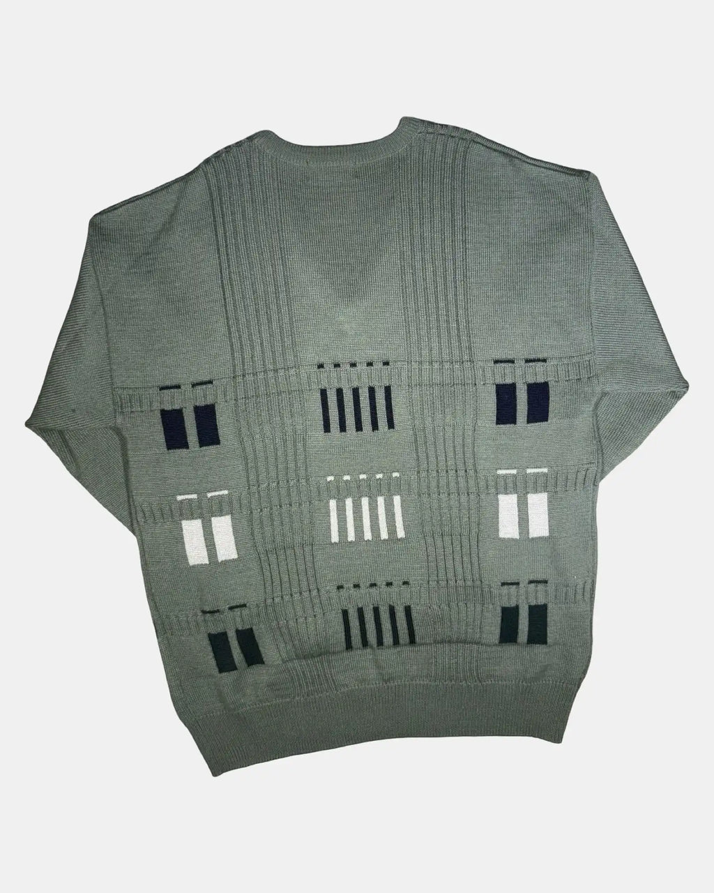 Green Patterned knit jumper