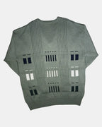 Green Patterned knit jumper