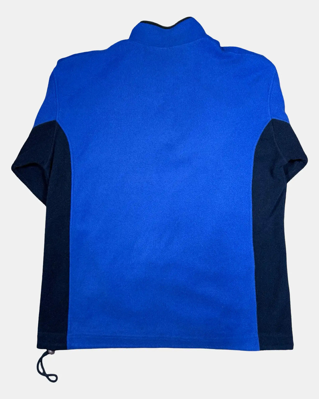 Blue and Black Quarter Zip Polar Fleece Jumper