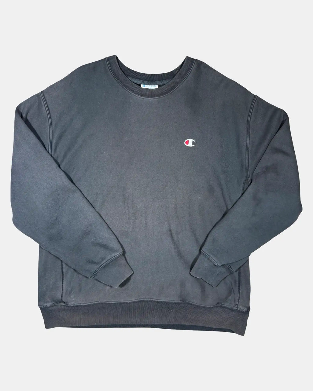 Black Champion Crew Neck Jumper