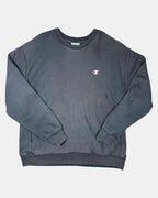 Black Champion Crew Neck Jumper