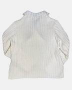 Cream Knit Wrap Jumper | Est. Size 10-12