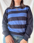 Striped Blue and Black Jumper