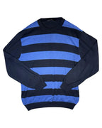 Striped Blue and Black Jumper