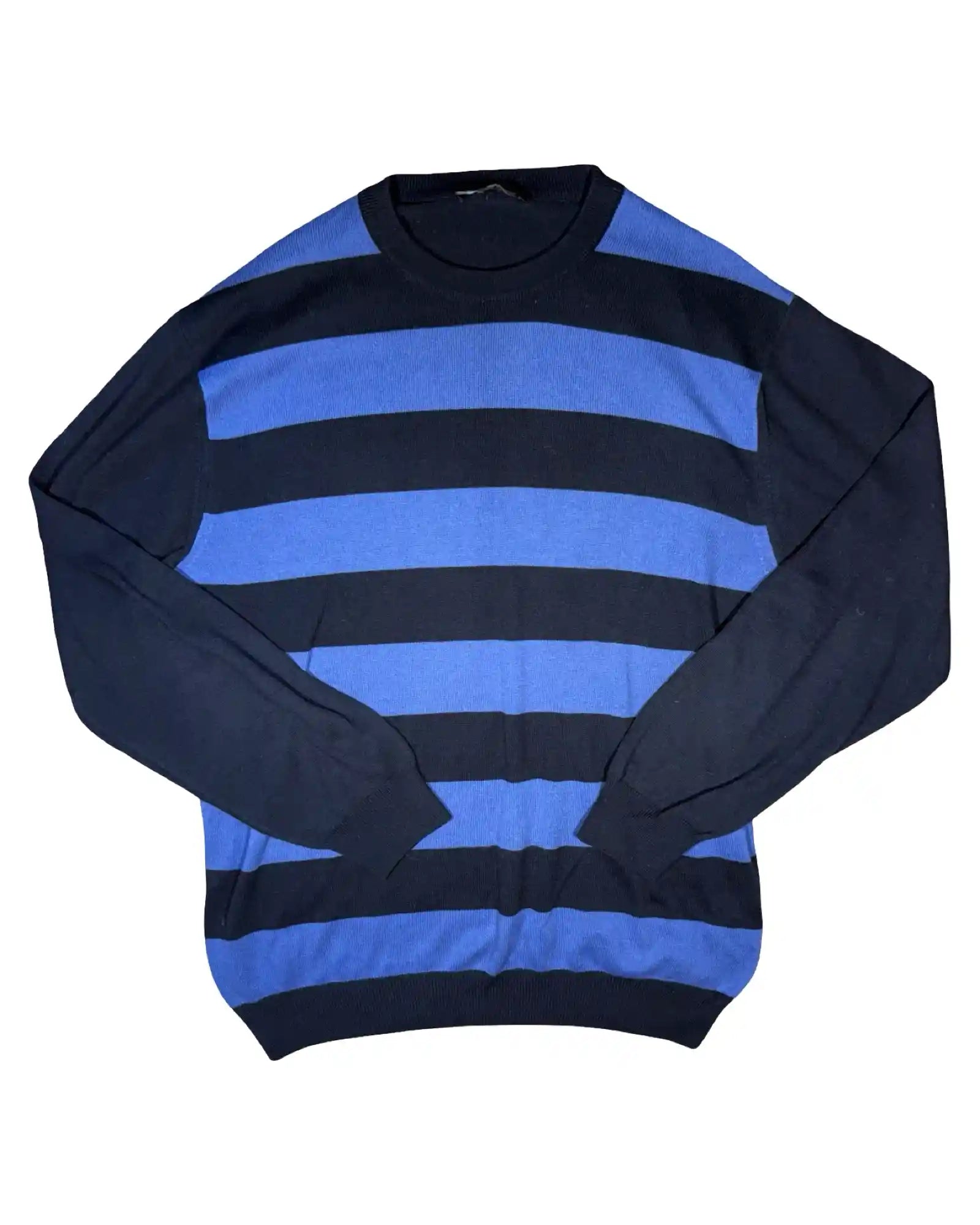 Striped Blue and Black Jumper