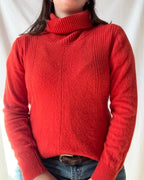 2000s Orange Knit Sweater
