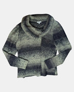 Black and Green Knit Jumper